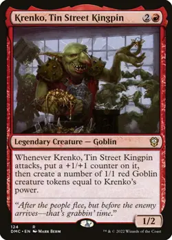MTG Krenko, Tin Street Kingpin ** Dominaria United Commander ** English - Image 1