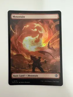 Mountain 270 Foil Extended MTG Magic the Gathering Card NM Near Mint SOS - Image 1