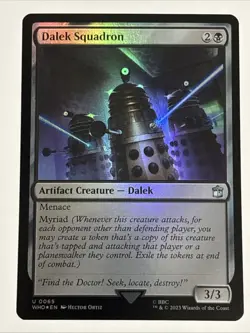 MTG Universes Beyond: Doctor Who Dalek Squadron Foil 0065 NM - Image 1