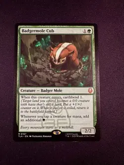 Badgermole Cub (TLA 0167)Avatar: The Last Airbender Regular, Magic The Gathering - Image 3
