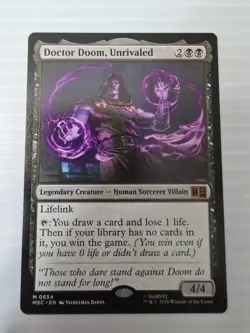 MTG Doctor Doom, Unrivaled #654 Normal Commander: Marvel Super Heroes - Image 1