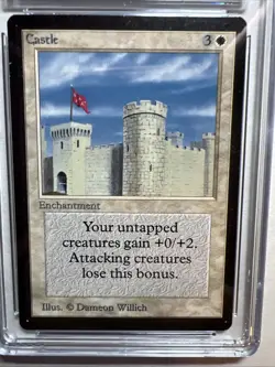 MTG Beta Castle CGC 8 Quad++ NM/Mint (with sub grades) 1993 - Image 3