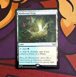 Hushwood Verge [Duskmourn: House of Horror] #0261 Rare EN MTG - Image 1