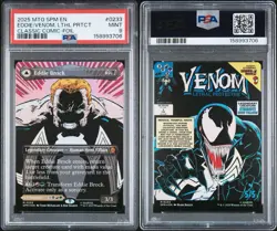 EDDIE BROCK VENOM LETHAL PROTECTOR COMIC FOIL MAGIC SPIDERMAN SPM 0233 MTG PSA 9 - Image 1