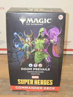 New & Sealed! Marvel Super Heroes Commander Deck Doom Prevails - MTG - NIB! - Image 1