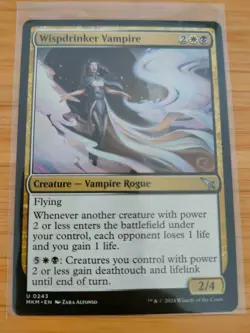 MTG Wispdrinker Vampire 0243 Murders at Karlov Manor M/NM Free UK P&P - Image 1