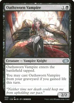 MTG - Oathsworn Vampire - Anime Art - J22 - Magic the Gathering - Image 1