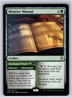 Monster Manual 242 Commander Legends: Battle for Baldur's Gate MTG NM - Image 1