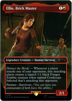 Ellie, Brick Master (Rainbow Foil) 2197 Secret Lair The Last of Us Part I NM/M - Image 1