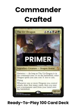 MTG Commander The Ur-Dragon Deck | OPTIMIZED Tribal Deck | 100 Card Deck - Image 1