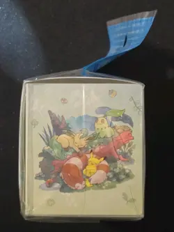 NEW POKEMON CENTER JAPANESE CELEBI & PIKACHU GIFT OF THE FOREST DECK BOX - Image 2
