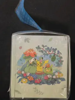 NEW POKEMON CENTER JAPANESE CELEBI & PIKACHU GIFT OF THE FOREST DECK BOX - Image 4