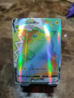 Pokemon Pikachu VMAX 188/185 Rainbow REPLICA. Vivid Voltage 2020 TCG - Image 5