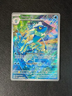 Frogadier 089/086 Holo Illustration Rare Chaos Rising Pokemon Near Mint - Image 1