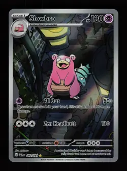 Slowbro 090/084 Holo Illustration Rare Pitch Black Pokemon Cards - Image 1