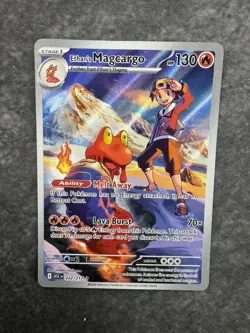 Pokemon Ascended Heroes Ethan’s Magcargo 222/217 Illustration Rare 222/217 MINT - Image 2