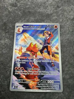 Pokemon Ascended Heroes Ethan’s Magcargo 222/217 Illustration Rare 222/217 MINT - Image 3