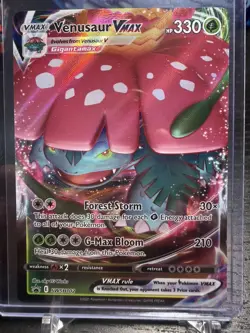 Venusaur VMAX 330 HP SWSH102 SWSH Sword & Shield Promo Full Art Holo EN - Image 1