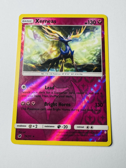 Xerneas 73/111 Rare Crimson Invasion Pokemon Reverse Holo Near Mint - Image 1