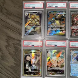 Pokemon PSA 9 Slab Lot of 10 Mega Kangaskhan Lopunny Alakazam IR Cards - Image 2