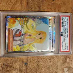 Pokemon Lillie's Determination SIR 184 Mega Evolution PSA 10 GEM MINT - Image 1