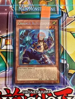 Yugioh Crackle Blitzclique CORI-EN012 1st Edition Secret Rare NM - Image 3