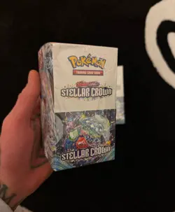 Pokemon Scarlet & Violet Stellar Crown Half Booster - 18 Packs Factory Sealed - Image 1