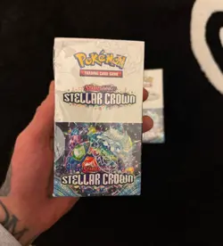 Pokemon Scarlet & Violet Stellar Crown Half Booster - 18 Packs Factory Sealed - Image 2