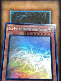 Yugioh Blue-Eyes Alternative White Dragon GFTP-EN129 Ghost Rare 1st Ed NM - Image 2