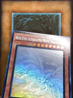 Yugioh Blue-Eyes Alternative White Dragon GFTP-EN129 Ghost Rare 1st Ed NM - Image 3