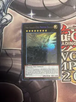 Neo Galaxy-Eyes Photon Dragon GAOV-EN041 Ghost Rare 1st Ed Yugioh LP/MP (ZA) - Image 1