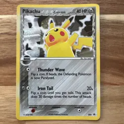Pokemon Pikachu TCG 2006 Delta Species Promo 035 Holo Black Star Pokemon Card - Image 1