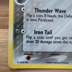 Pokemon Pikachu TCG 2006 Delta Species Promo 035 Holo Black Star Pokemon Card - Image 5
