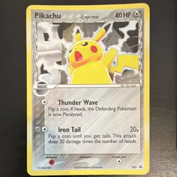 Pokemon Pikachu TCG 2006 Delta Species Promo 035 Holo Black Star - Image 1