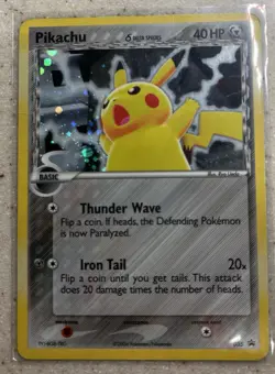 Pokemon Pikachu TCG 2006 Delta Species Promo 035 Holo Black Star - Image 1