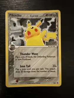 Pokemon Pikachu TCG 2006 Delta Species Promo 035 Holo Black Star MP - Image 1