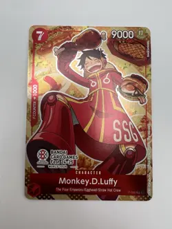 Monkey D Luffy P-080 Bandai Card Fest Promo 23-24 One Piece Card Japanese | NM- - Image 1