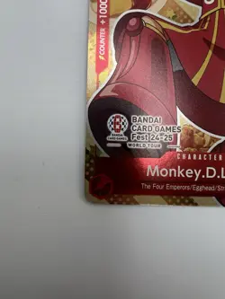 Monkey D Luffy P-080 Bandai Card Fest Promo 23-24 One Piece Card Japanese | NM- - Image 4