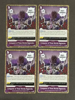 EB01-039 Conquerer of Three Worlds Ragnaraku Rare One Piece X4 Playset - Image 1
