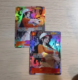 Hancock, Boa 2x bulk set lot - One-Piece Baseball Waifu Anime Card 001 - Image 1