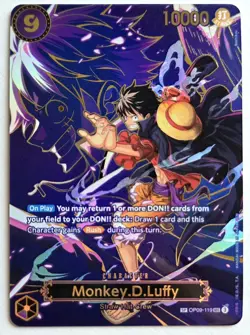 One Piece OPTCG English Monkey. D. Luffy SP OP09-119 Carrying On His Will - NM - Image 1