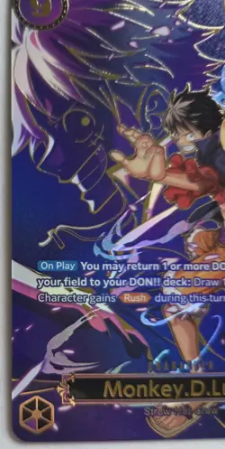 One Piece OPTCG English Monkey. D. Luffy SP OP09-119 Carrying On His Will - NM - Image 4