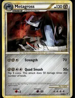 NM - Metagross #18/90 | Rare | Undaunted - Image 1