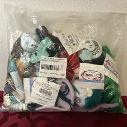 Sealed Lot of 5 Disney The Nightmare Before Christmas 8" Mini Bean Bag Plush New - Image 1