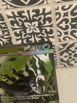 Pokemon TCG Mega Darkrai EX 101/084 ME05: Pitch Black Holo Ultra Rare English - Image 3