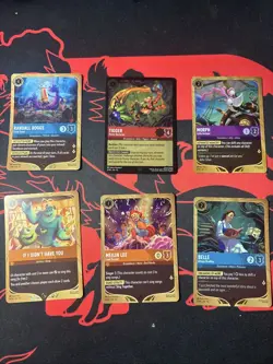 Disney Lorcana: Attack Of The Vine! Gold Seasons Promo Lot Of 6 - Image 1