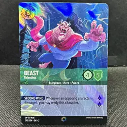 Disney Lorcana TCG Beast - Relentless 210/204 Enchanted Foil EN - Image 1