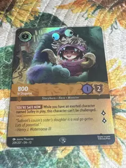 Disney Lorcana Boo-In Disguise 209/207 Attack Of The Vines Monsters, Inc. - Image 3
