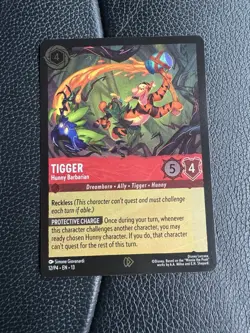 Tigger Hunny Barbarian Disney Lorcana Foil Promo 12/P4 Attack on the Vine - Image 1