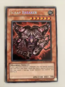 Yu-Gi-Oh! "SCRAP BREAKER" STOR-EN084 YuGiOh SECRET RARE HOLO - Image 1